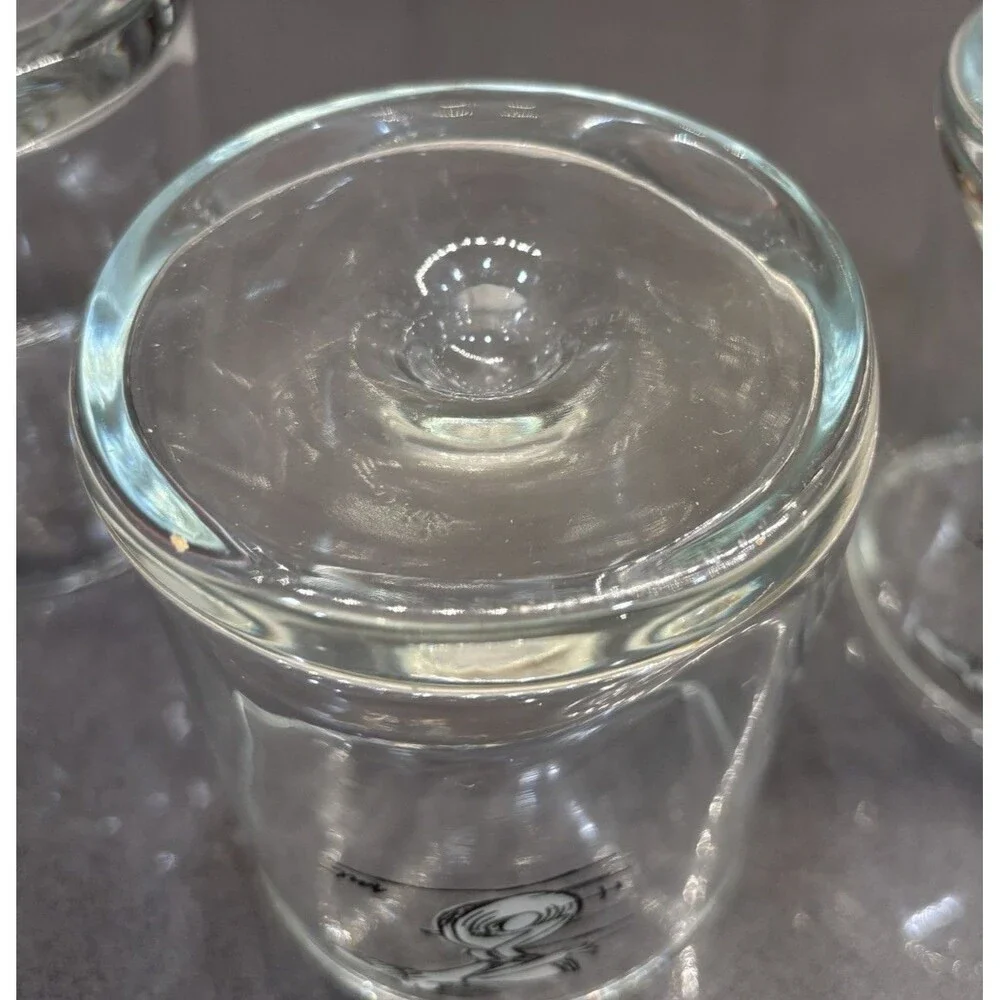 Set of 3 Vintage B.C. Comics Thor Caveman Ice Age Tumblers Glasses - Johnny Hart